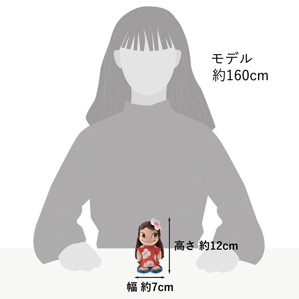 リロ ぬいぐるみ Disney stanDs リロ＆スティッチ