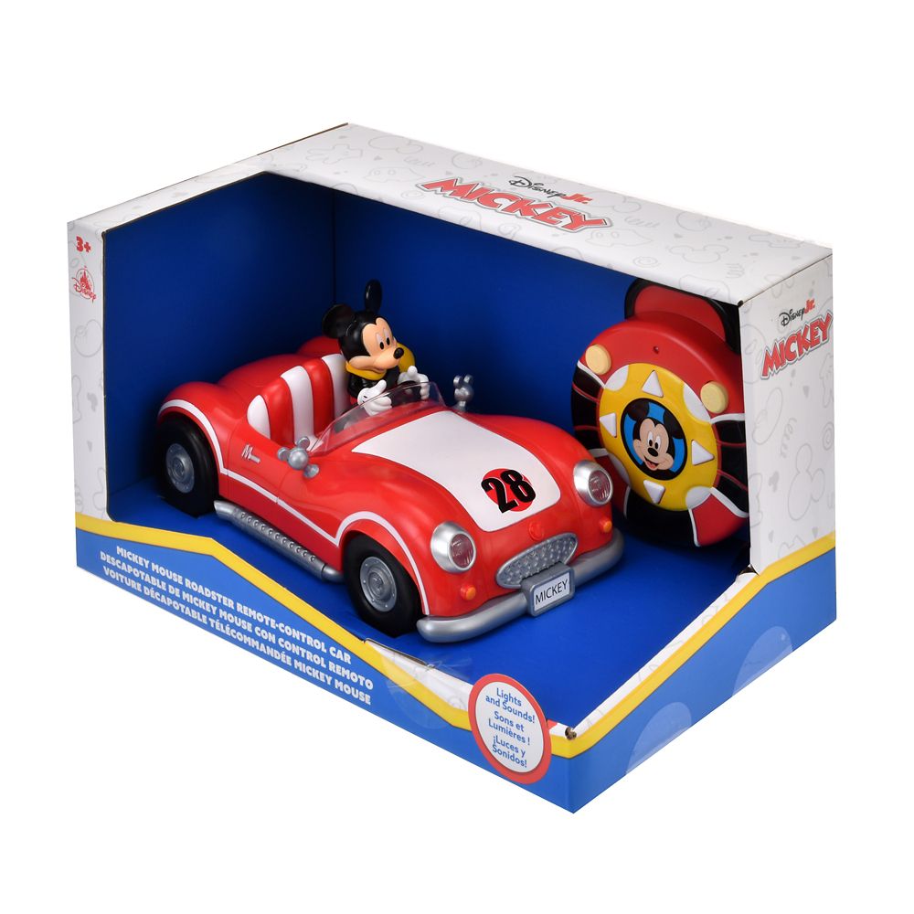ミッキー おもちゃ リモコンカー ライトアップ＆サウンド Roadster