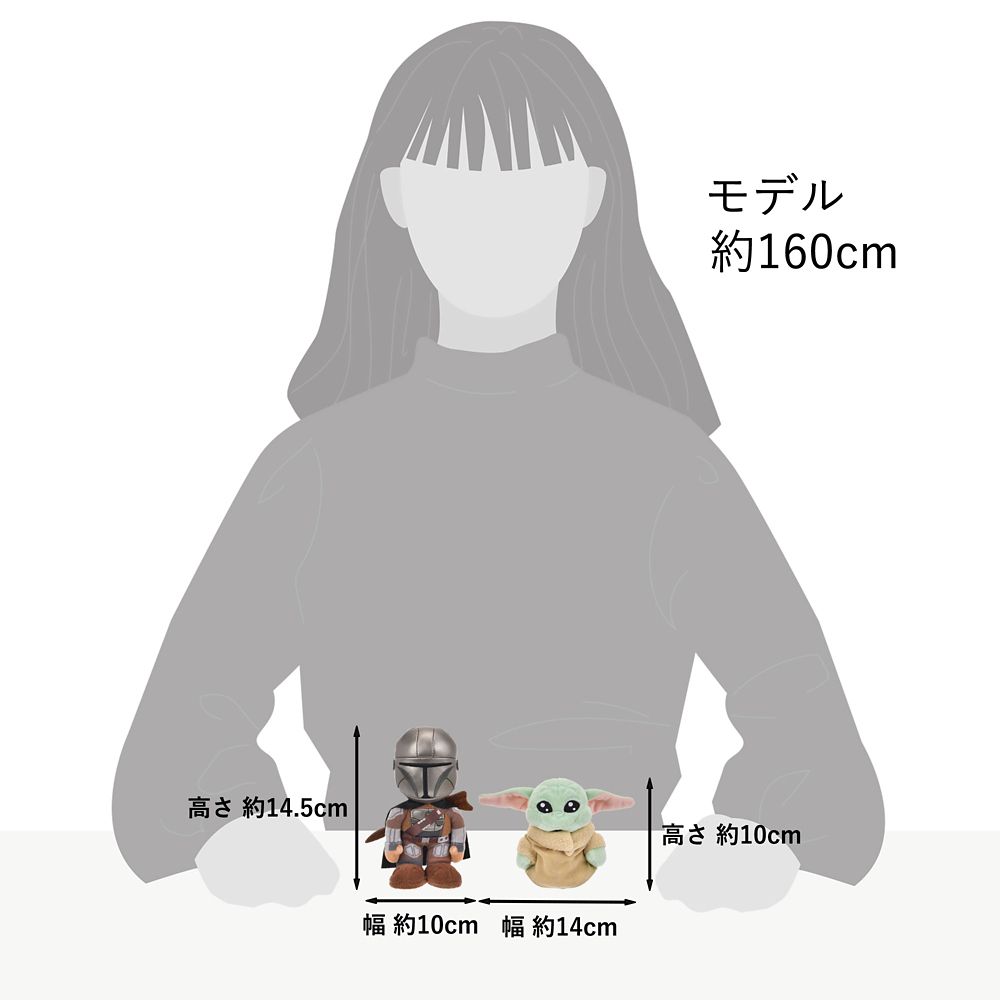 スター・ウォーズ マンダロリアン＆グローグー ぬいぐるみ セット Disney stanDs  May the 4th 2025