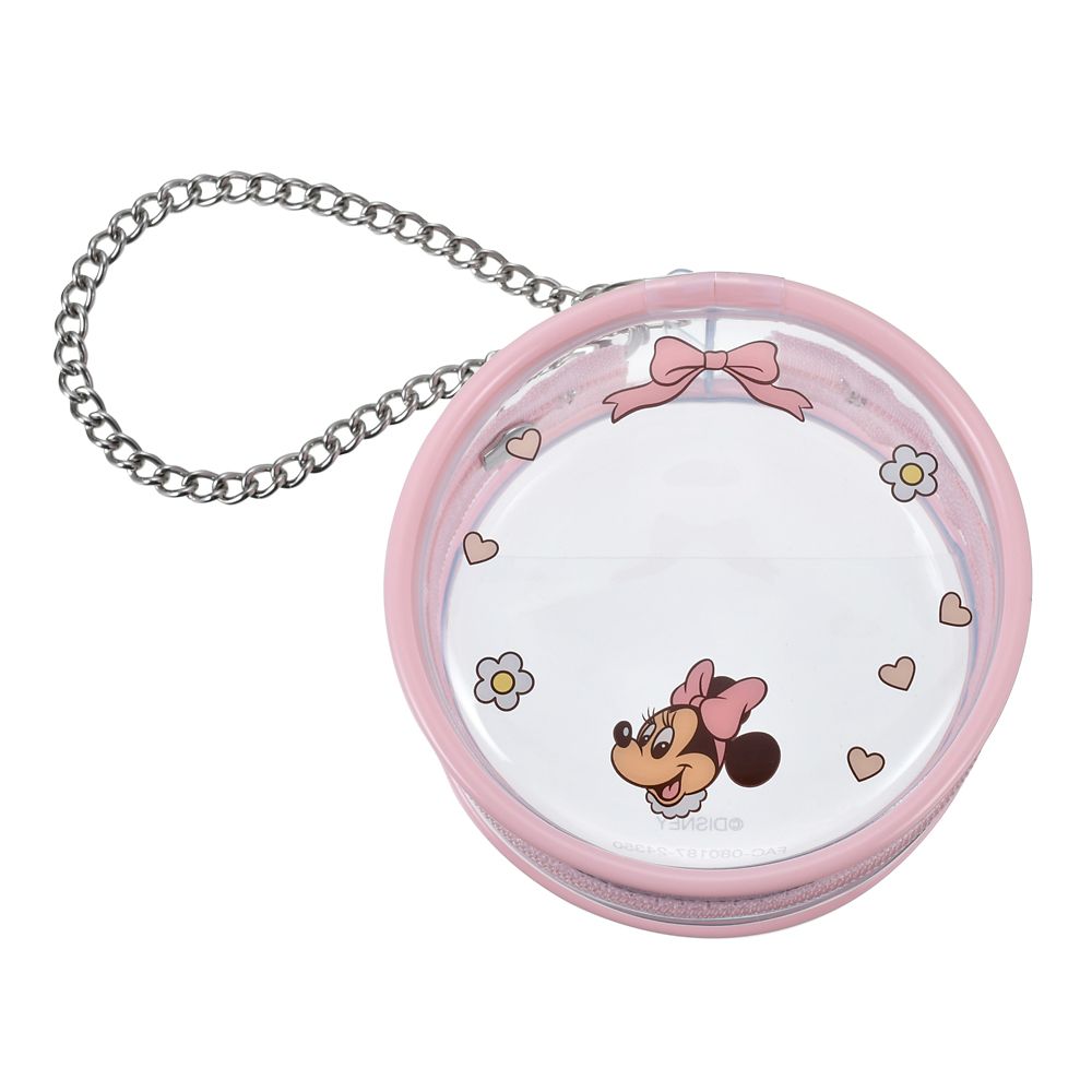 ミニー ポーチ 丸型 クリア チェーンタイプ