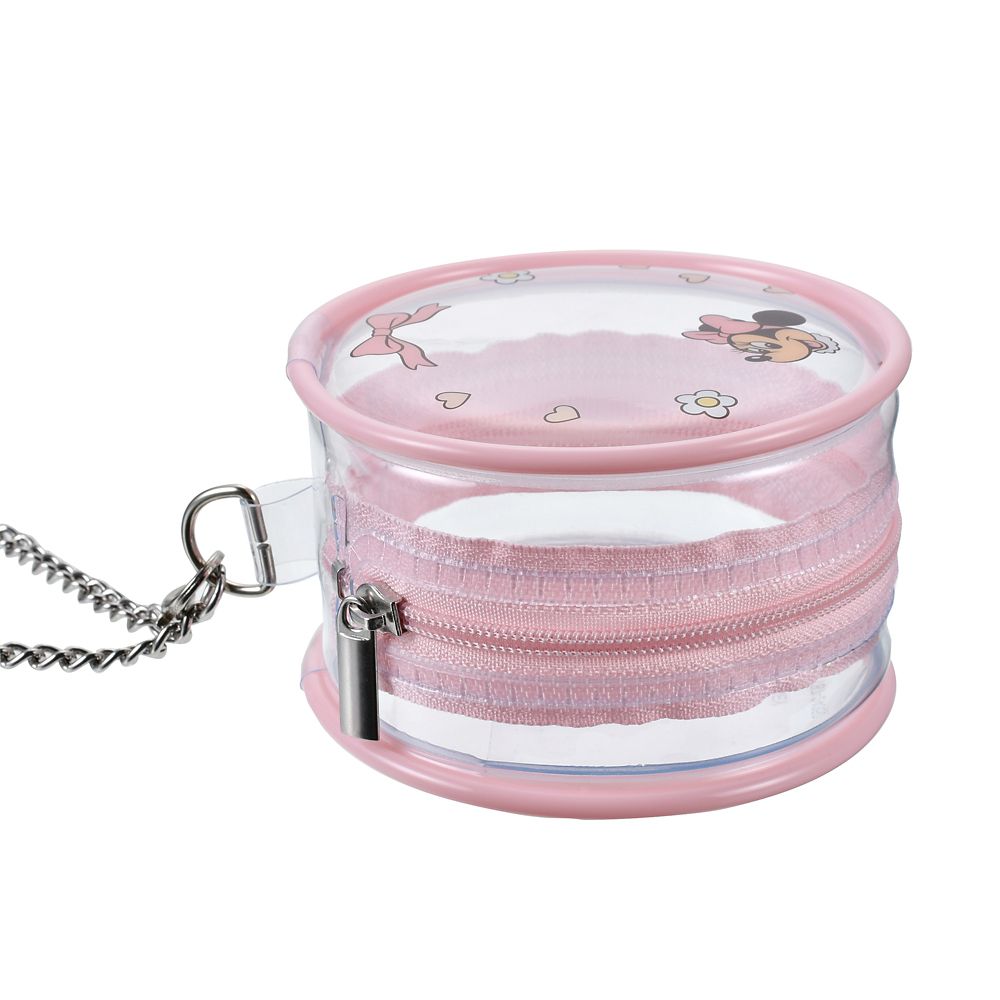 ミニー ポーチ 丸型 クリア チェーンタイプ