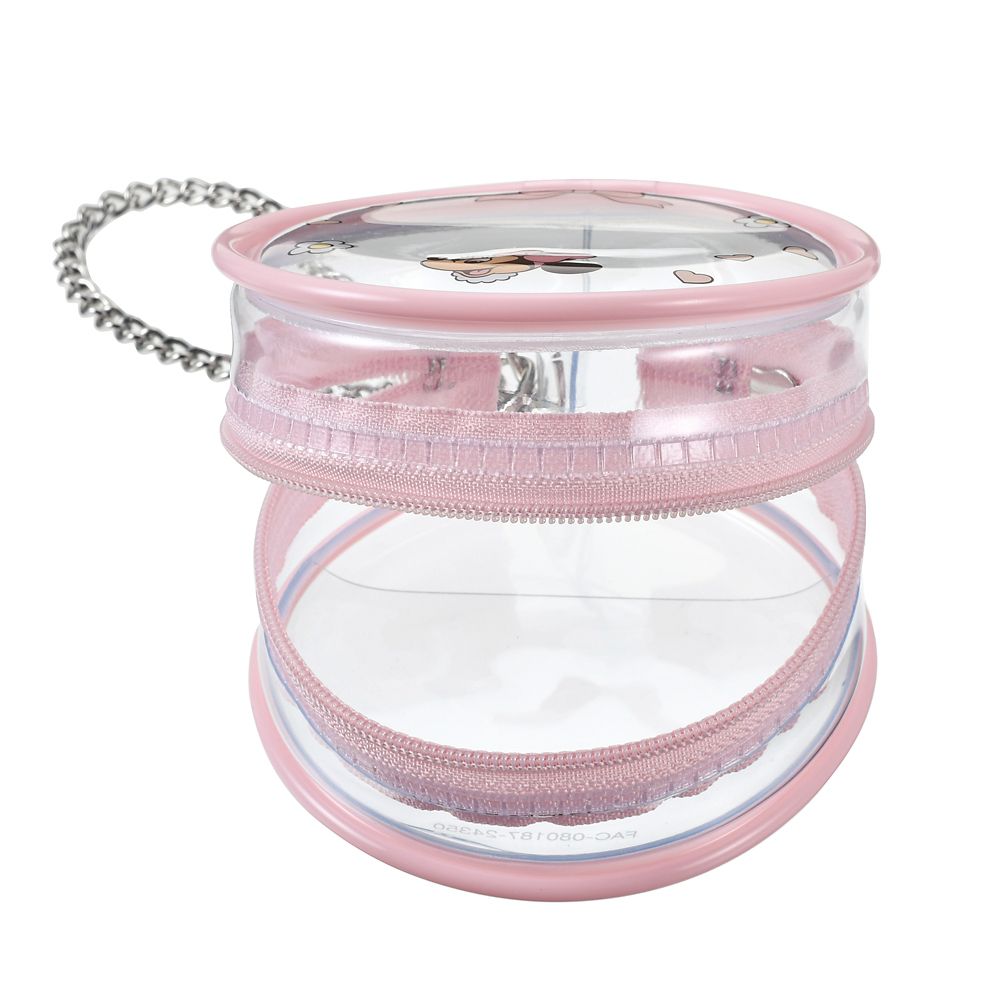 ミニー ポーチ 丸型 クリア チェーンタイプ