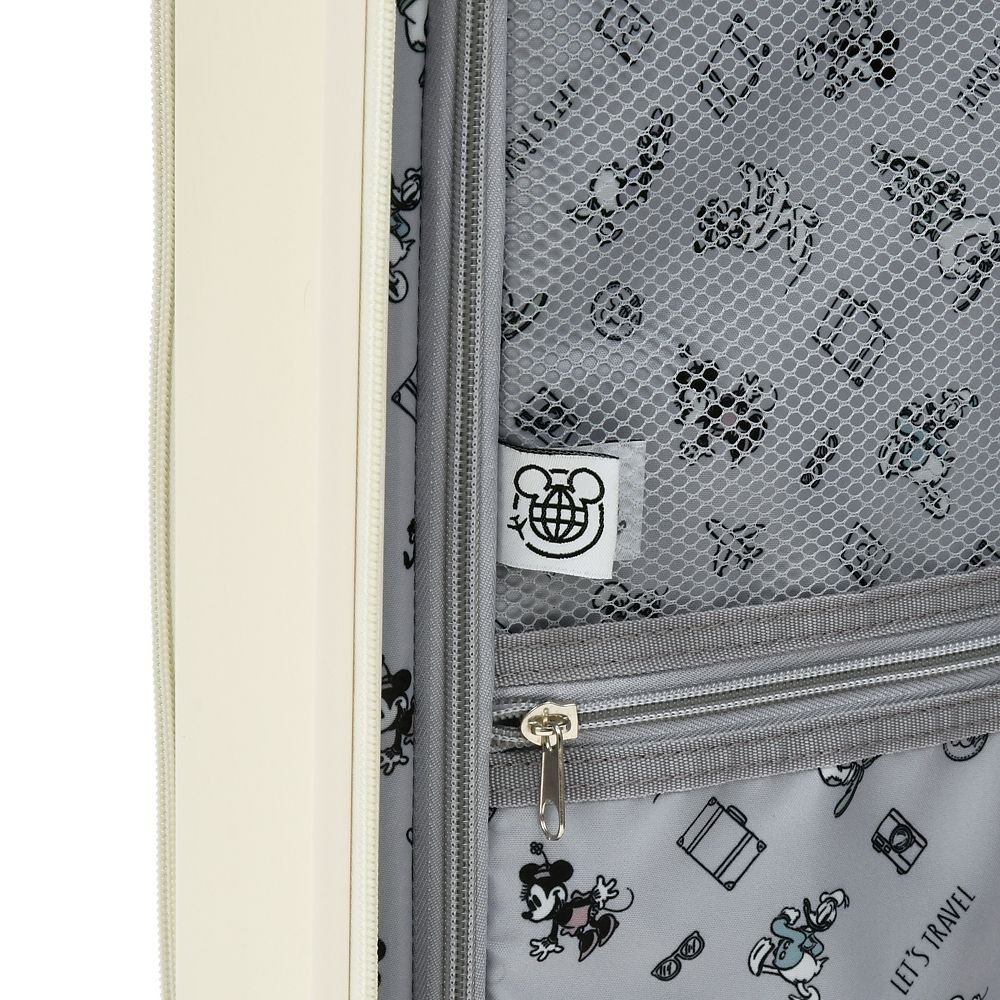 ミッキー スーツケース(M) 59L アイボリー DISNEY TRAVEL