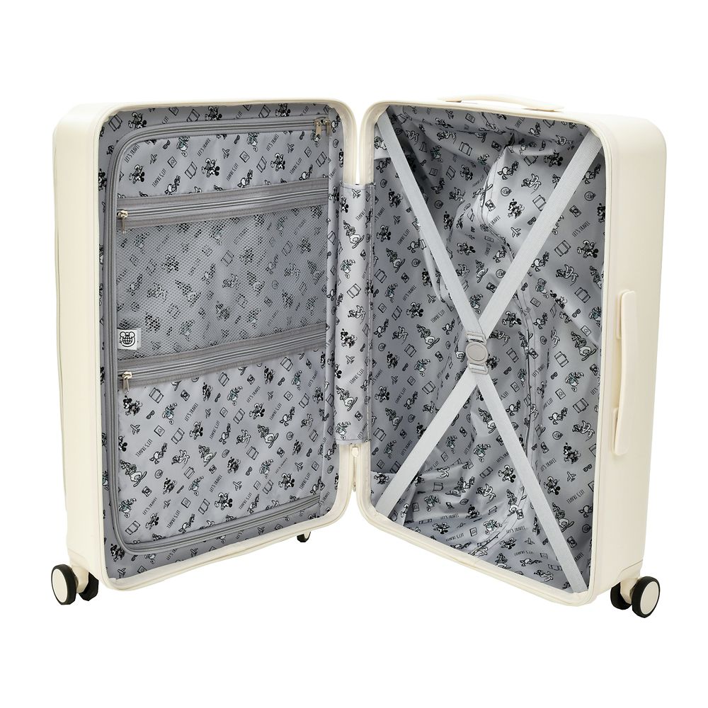 ミッキー スーツケース(M) 59L アイボリー DISNEY TRAVEL