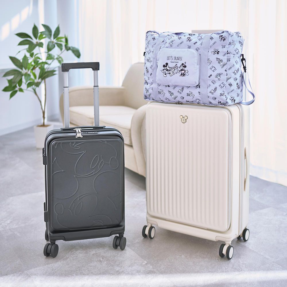 ミッキー スーツケース(M) 59L アイボリー DISNEY TRAVEL