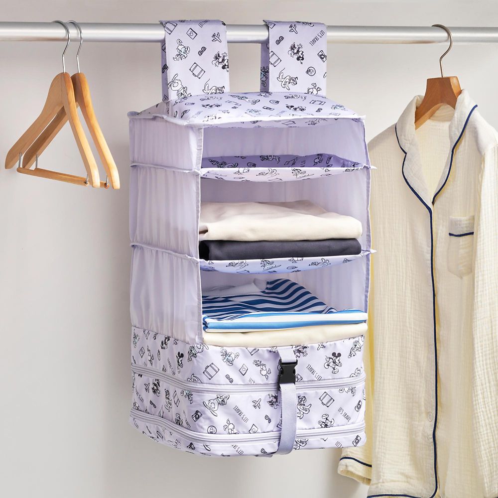 ミッキー＆フレンズ 衣類圧縮収納ポーチ ハンギング DISNEY TRAVEL