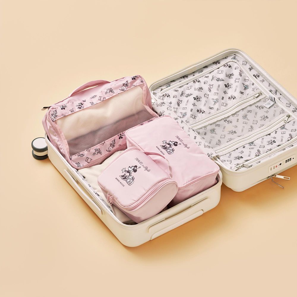 ミニー 衣類圧縮収納ポーチ(M) DISNEY TRAVEL