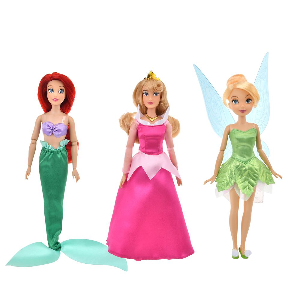 ディズニープリンセス＆ティンカー・ベル ドール ギフトセット