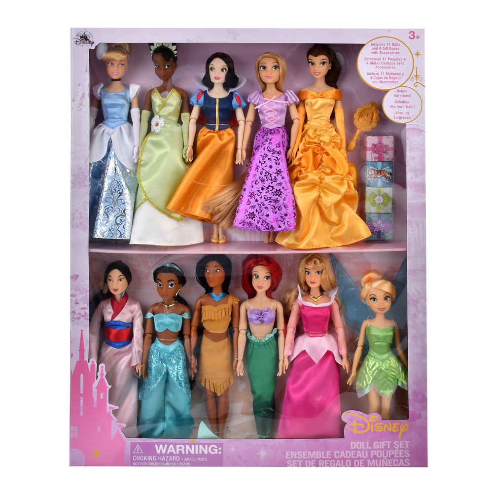 ディズニープリンセス＆ティンカー・ベル ドール ギフトセット