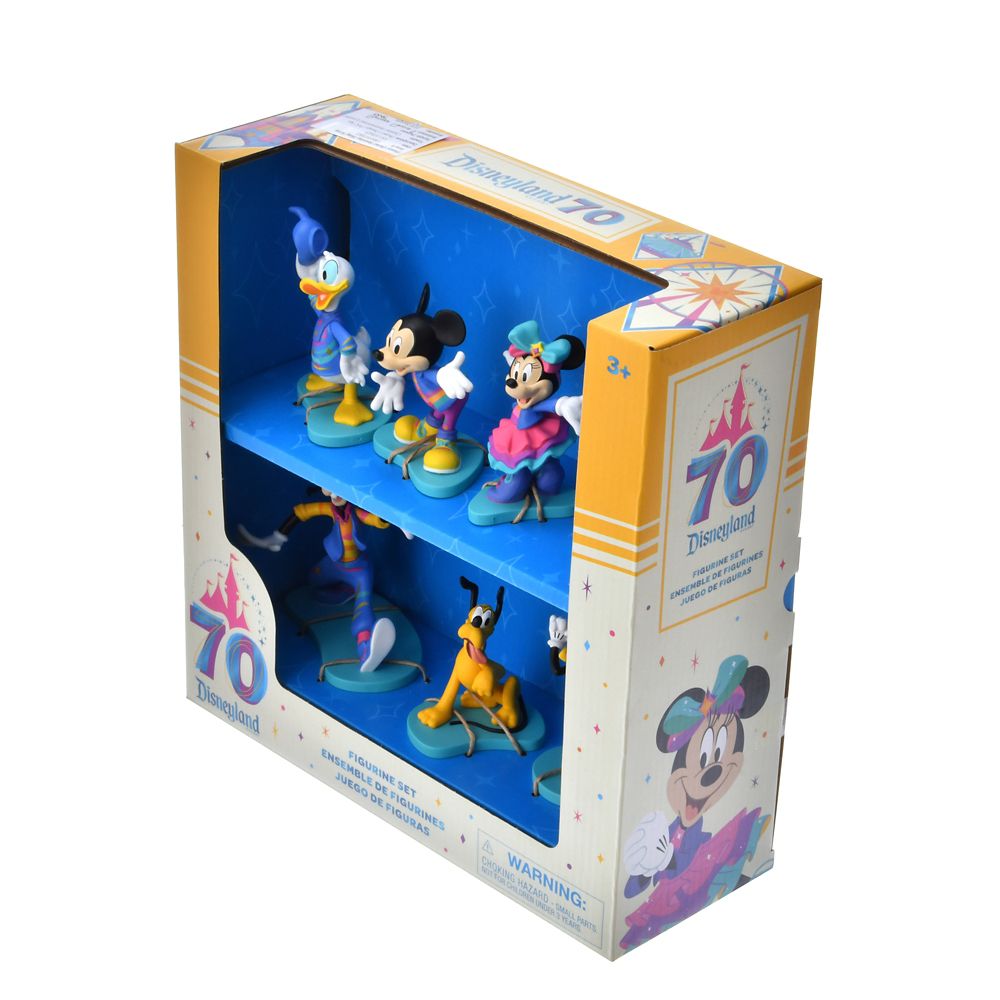 ミッキー＆フレンズ フィギュアセット DISNEYLAND RESORT 70TH CELEBRATION