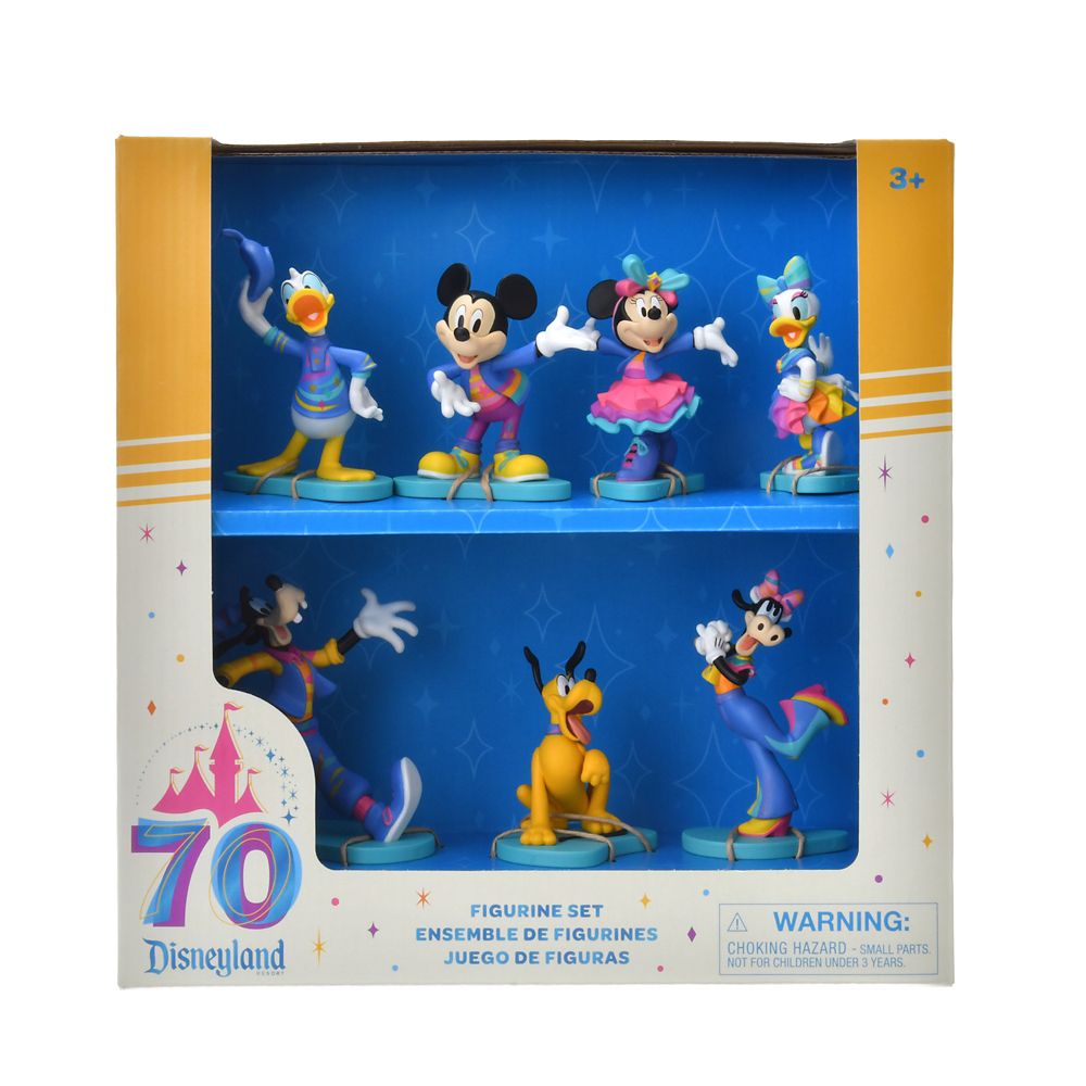 ミッキー＆フレンズ フィギュアセット DISNEYLAND RESORT 70TH CELEBRATION