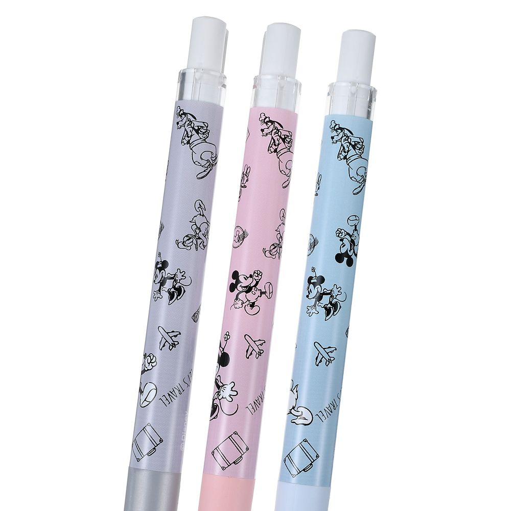 ミッキー＆フレンズ ジュースアップ 0.4 ゲルインキボールペン セット レッツトラベル