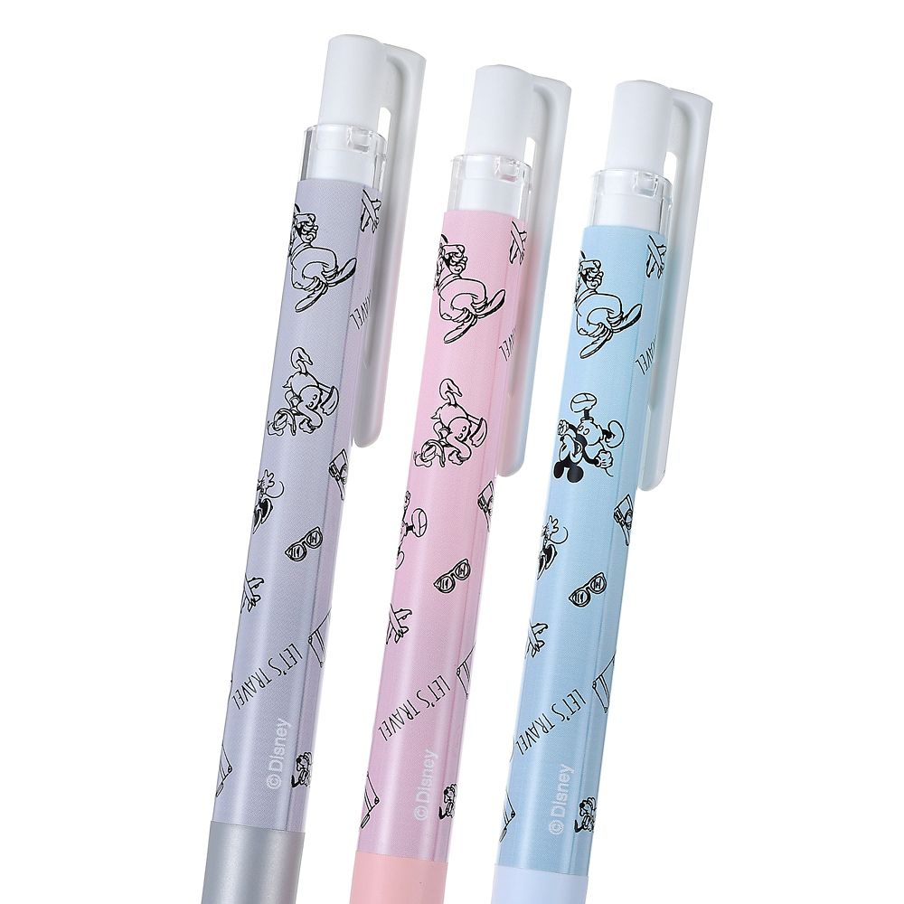 ミッキー＆フレンズ ジュースアップ 0.4 ゲルインキボールペン セット レッツトラベル