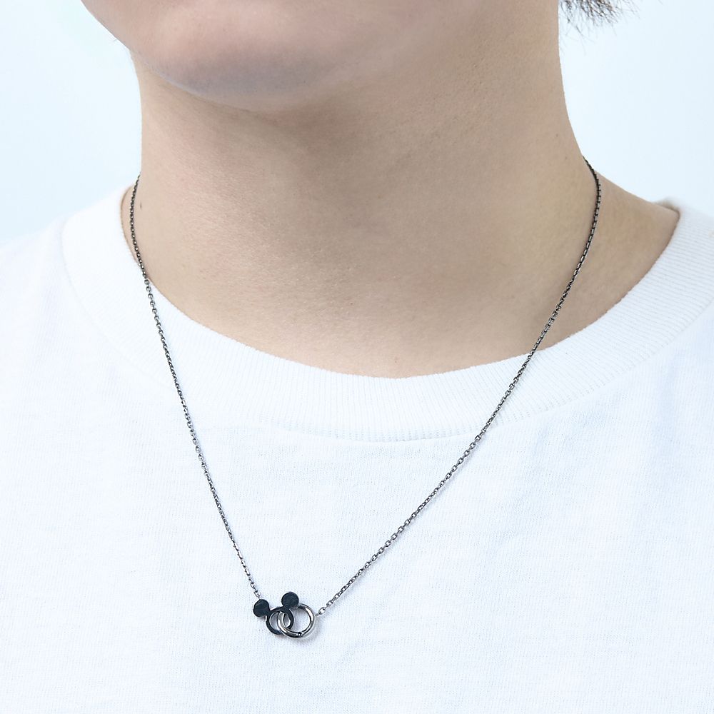 【ザ・キッス】DI-SN1414CZ 50cm ミッキー / シルバー ネックレス