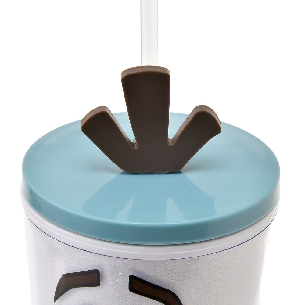 オラフ タンブラー チャーム付きストロー