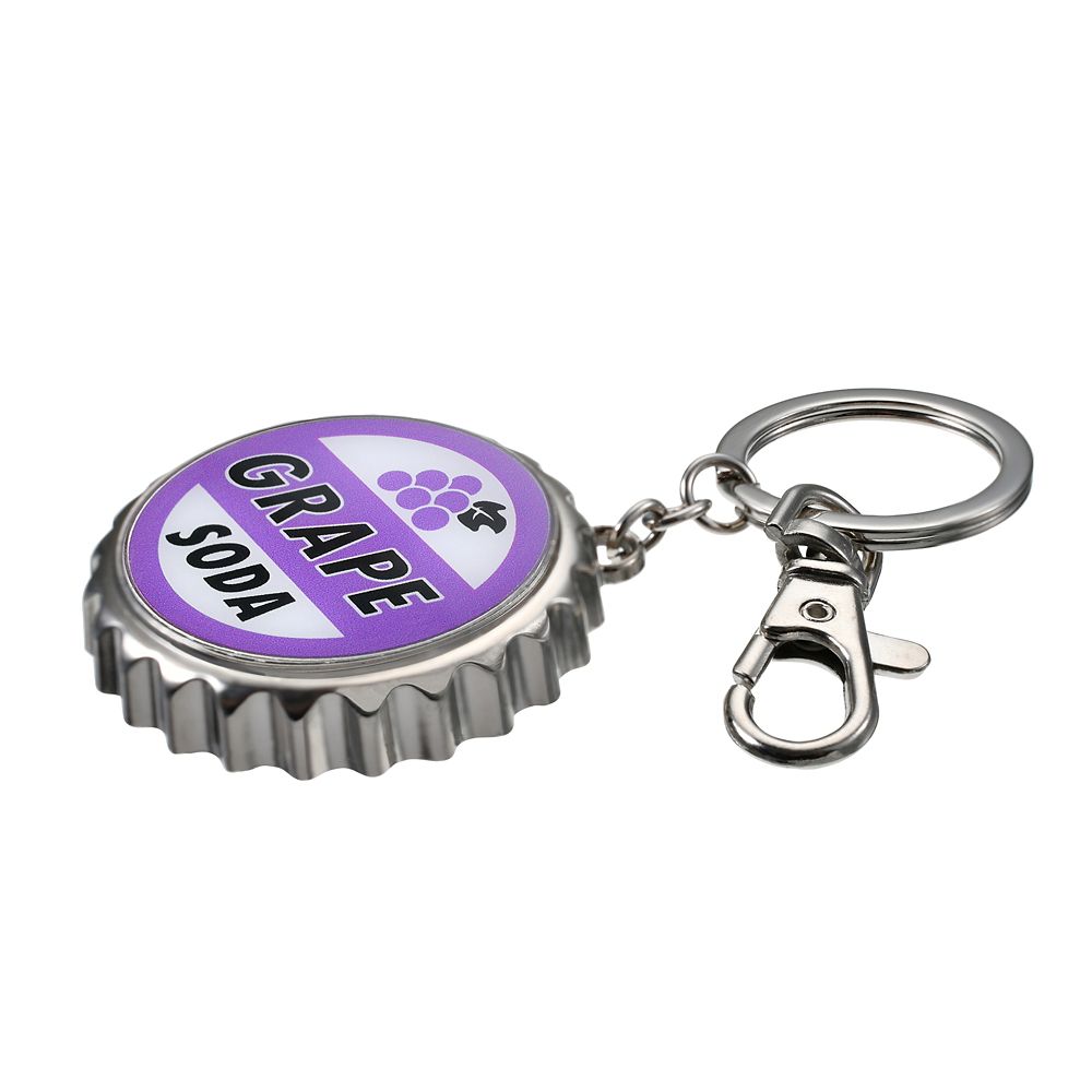 カールじいさんの空飛ぶ家 キーホルダー・キーチェーン グレープソーダ・バッジ