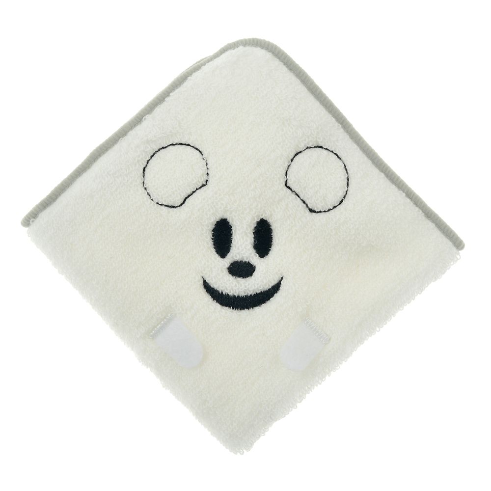 【再入荷】ゴースト ミニタオル ホワイト Mickey Ghost Happy Halloween