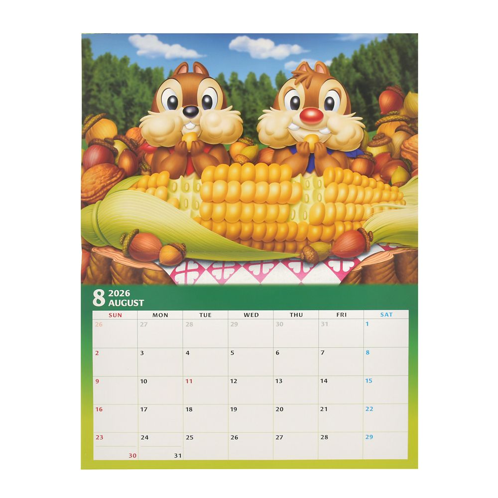 ミッキー＆フレンズ 壁掛けカレンダー CALENDAR＆ORGANIZER 2026