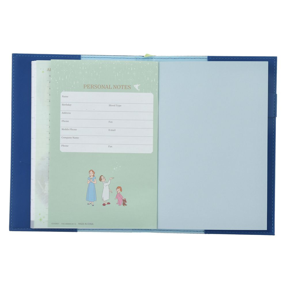 ピーター・パン 手帳・スケジュール帳 B6 型押し CALENDAR＆ORGANIZER 2026