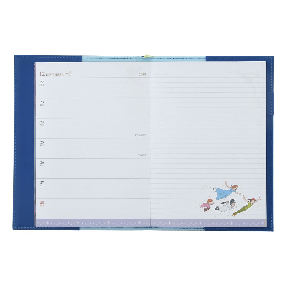ピーター・パン 手帳・スケジュール帳 B6 型押し CALENDAR＆ORGANIZER 2026