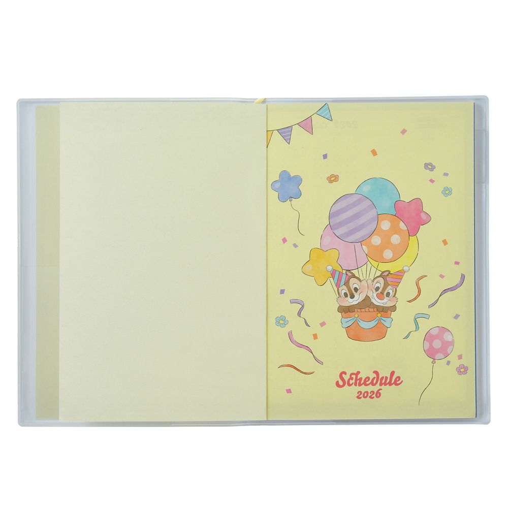 チップ＆デール 手帳・スケジュール帳 B6 Costume CALENDAR＆ORGANIZER 2026