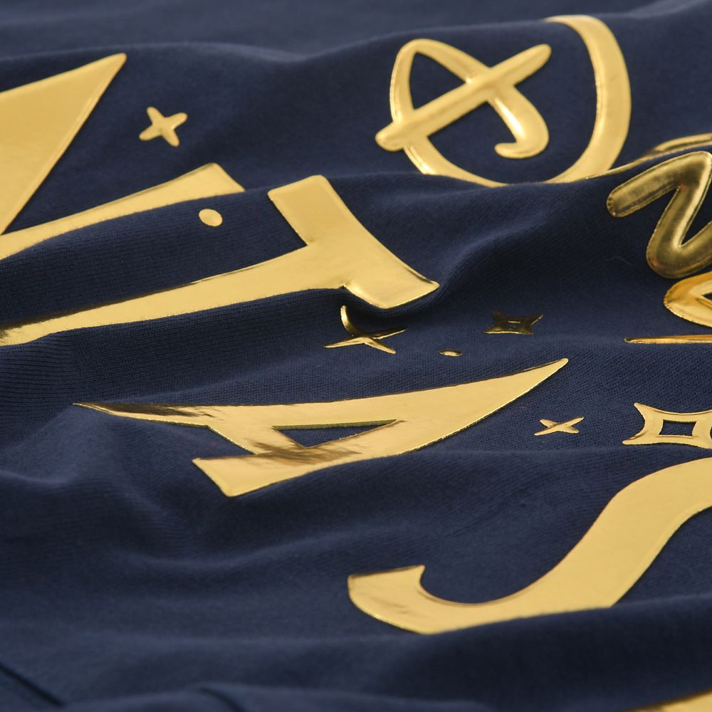 【Spirit Jersey】ミッキー 長袖Tシャツ ブルー XL Disney FANTASIA 85TH