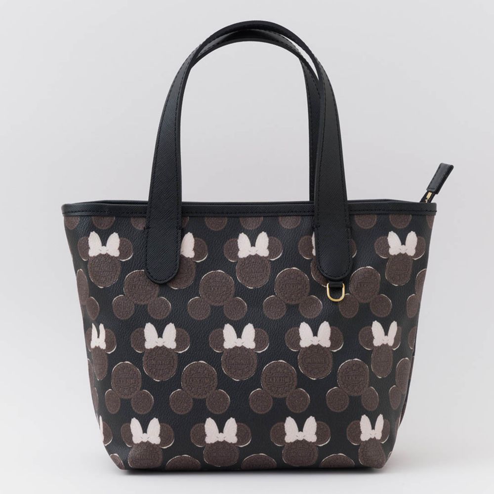 【キューポット】ミニトートバッグ　ミッキー&ミニー クリームサンド ココアクッキー