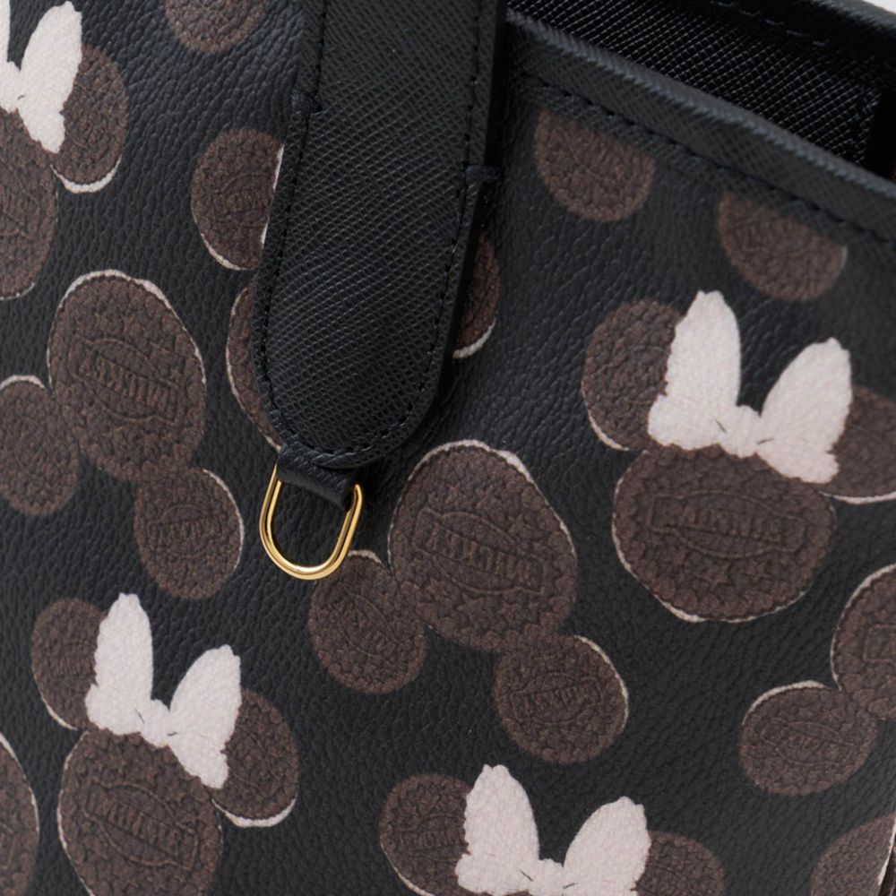 【キューポット】ミニトートバッグ　ミッキー&ミニー クリームサンド ココアクッキー