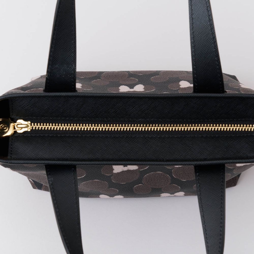 【キューポット】ミニトートバッグ　ミッキー&ミニー クリームサンド ココアクッキー