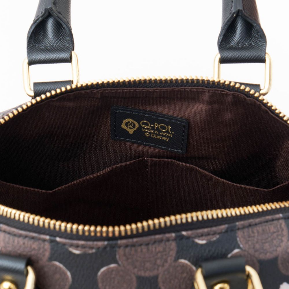 【キューポット】 ミニボストンバッグ　ミッキー&ミニー クリームサンド ココアクッキー