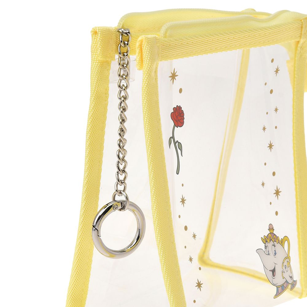 ポット夫人＆チップ ポーチ クリア カラビナ付き