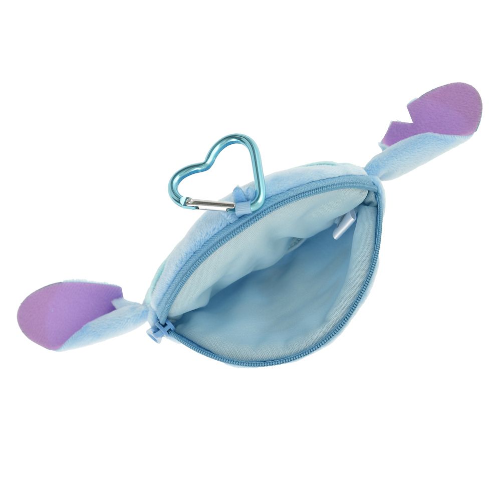 スティッチ ポーチ カラビナ付き フェイス