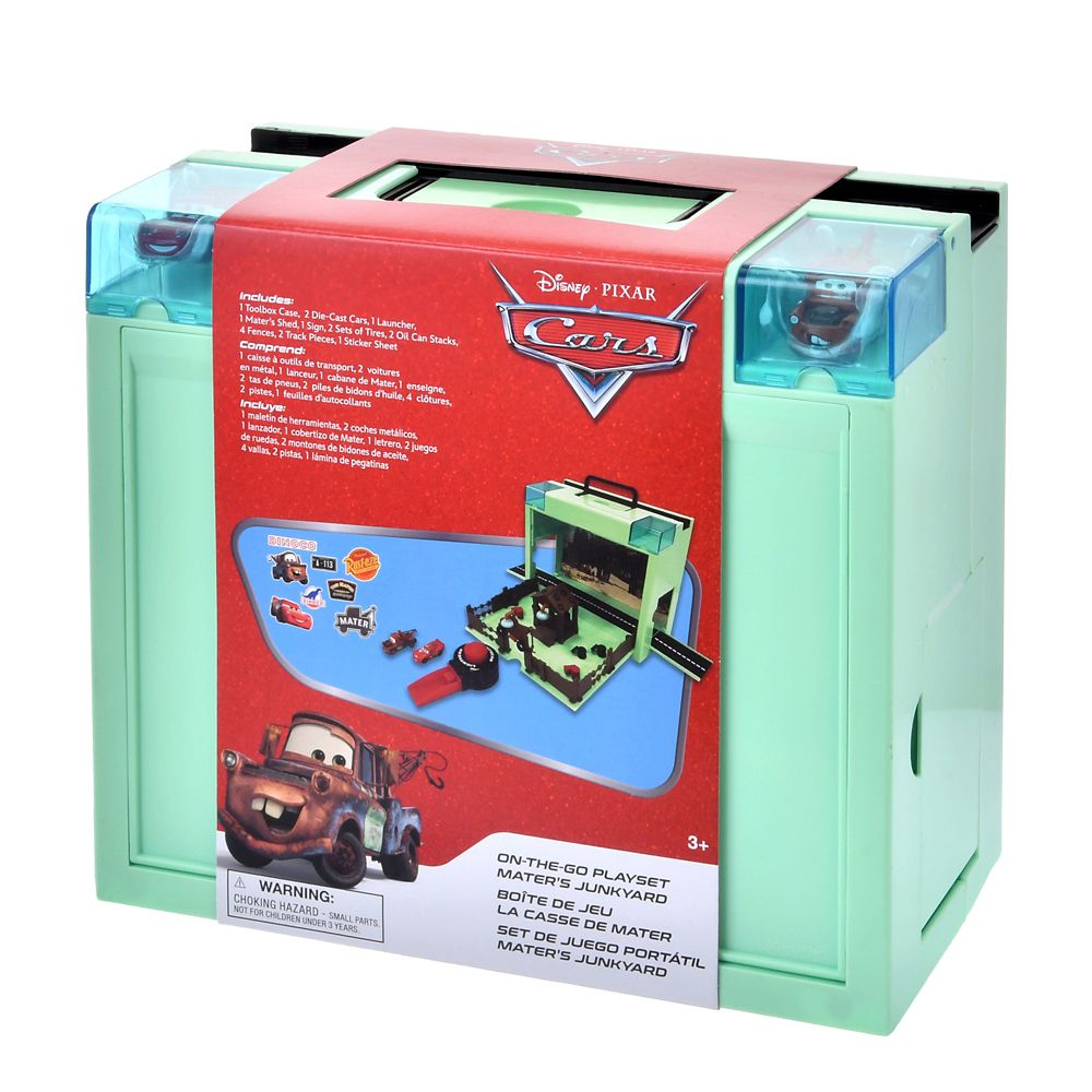 ライトニング・マックィーン＆メーター おもちゃ Mater's Junkyard On-the-Go プレイセット