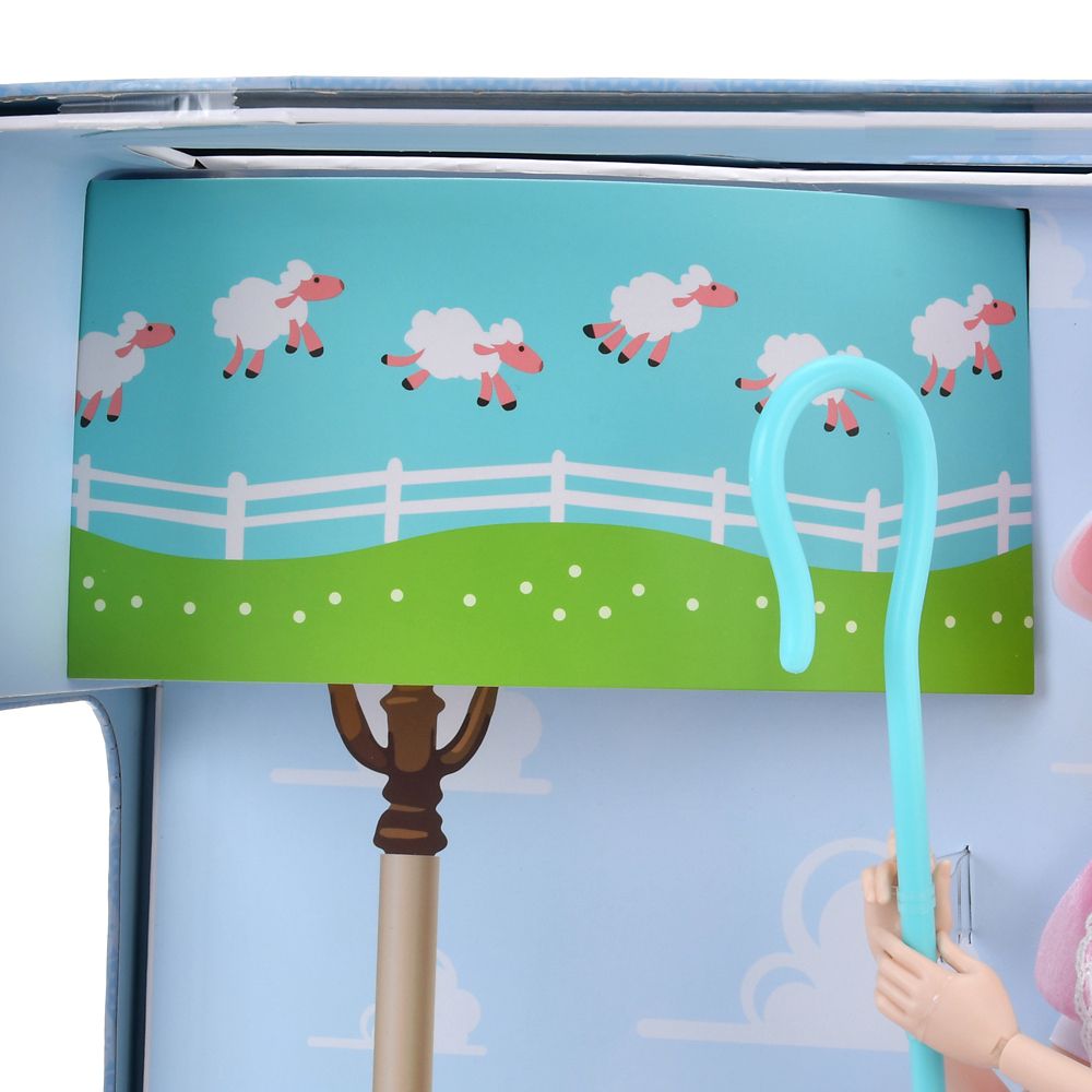 ボー・ピープ＆ビリー、ゴート、グラフ ドール・フィギュア セット ライトアップ Disney DESIGNER COLLECTION TOY STORY 30th