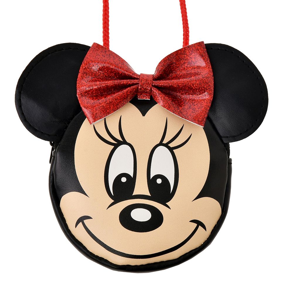 【キッズ用】ミニー コインケース ショルダータイプ フェイス