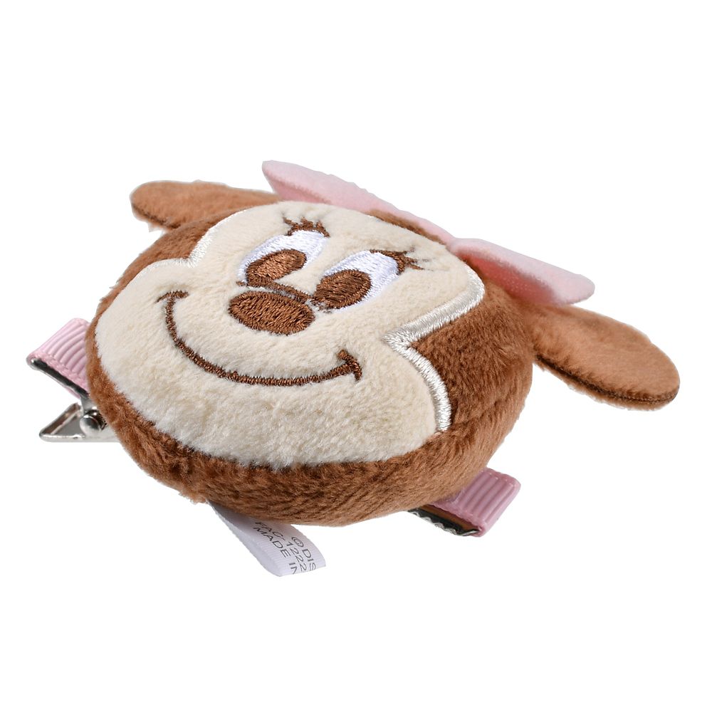 【キッズ用】ミニー ヘアクリップ ぬいぐるみ風 フェイス