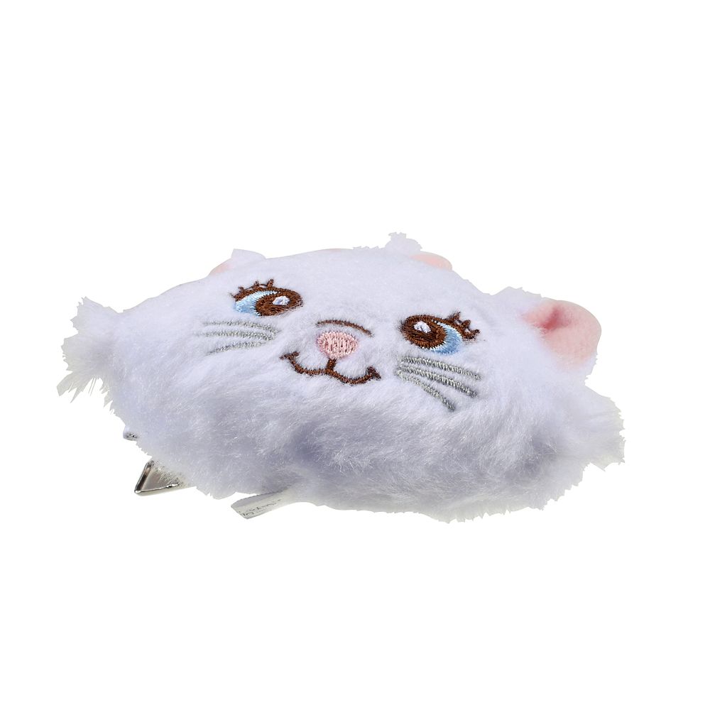 【再入荷】【キッズ用】マリー おしゃれキャット ヘアクリップ ぬいぐるみ風 フェイス