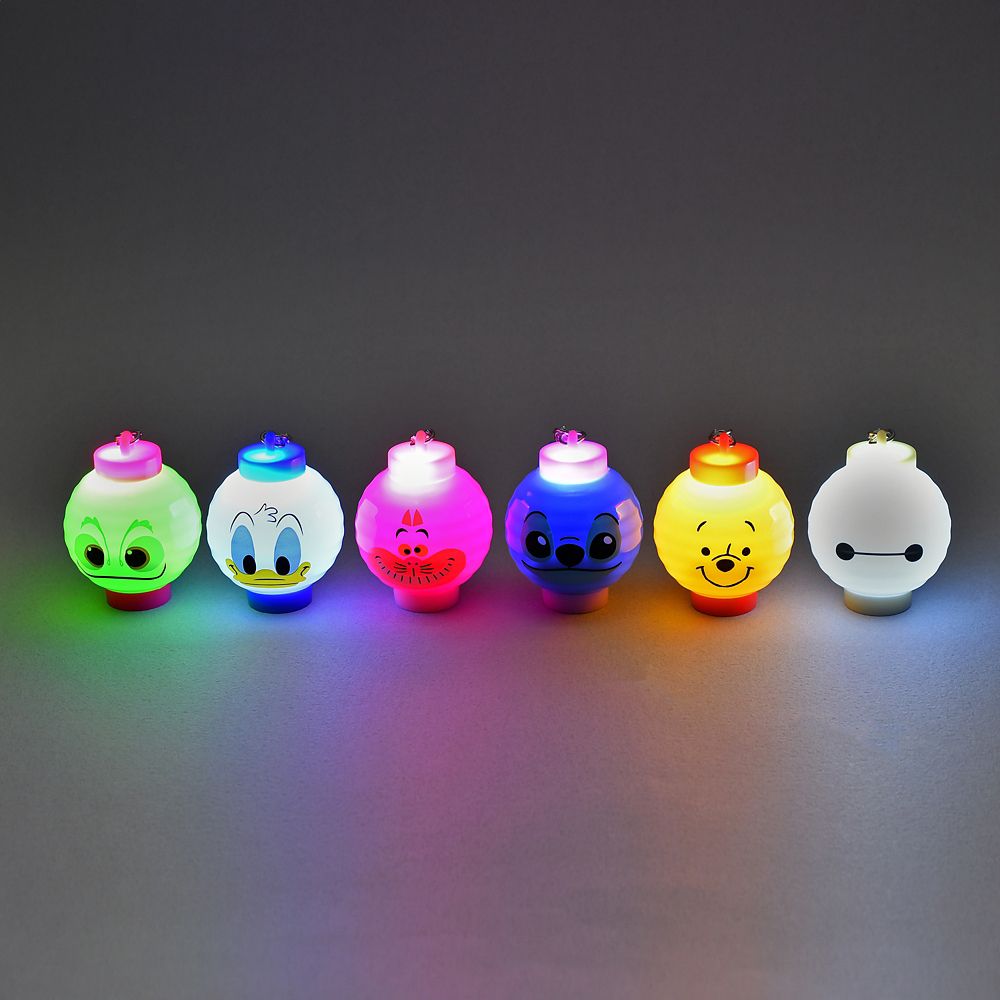 ディズニーキャラクター シークレットキーホルダー 提灯 ライトアップ