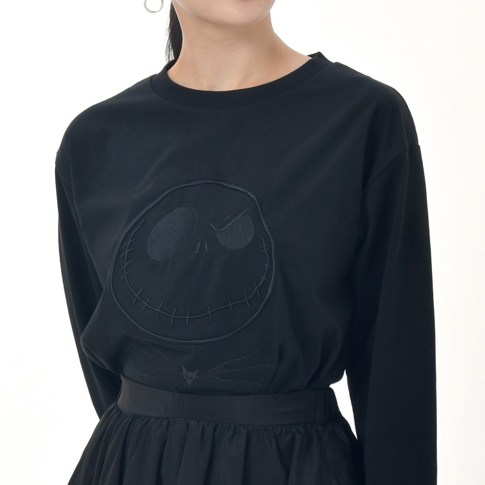 ジャック・スケリントン＆ヴァンパイア・テディ 長袖Tシャツ TIM BURTON'S THE NIGHTMARE BEFORE CHRISTMAS