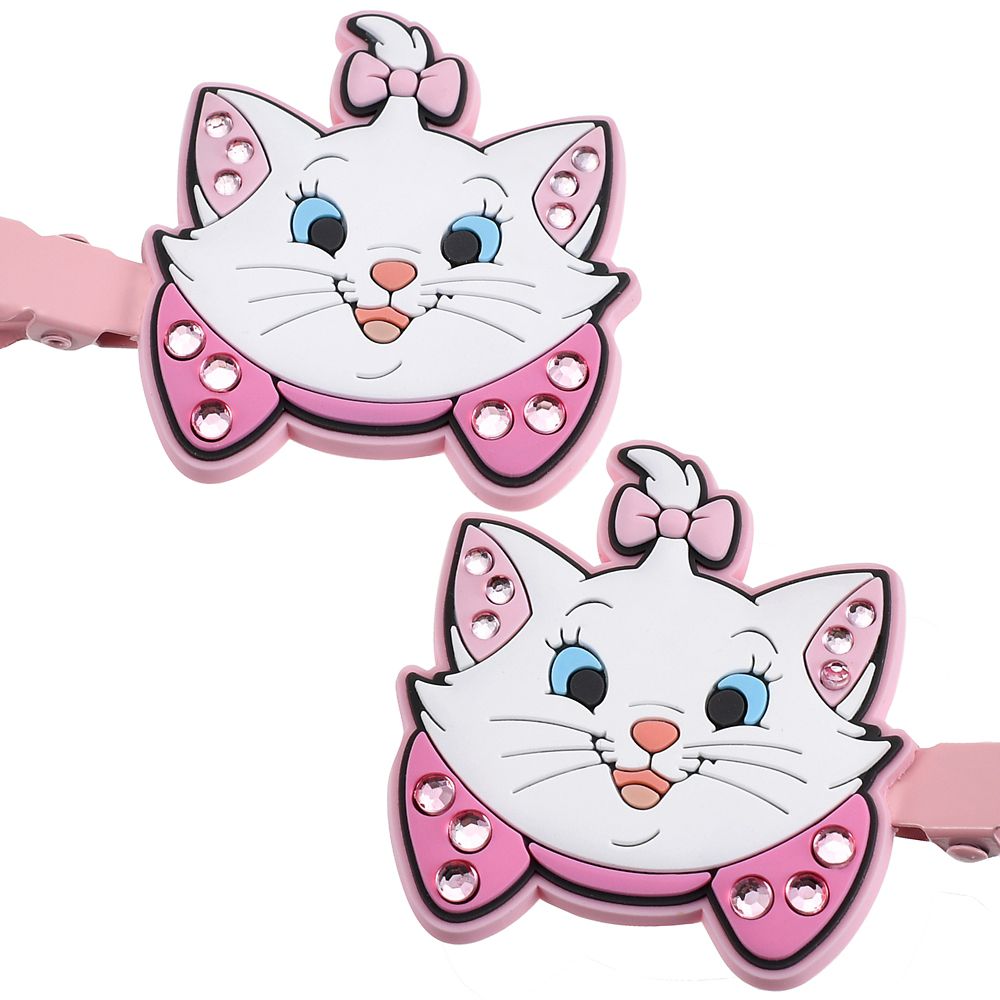 マリー おしゃれキャット ヘアクリップ セット カラークリップ キラキラ MAEGAMI Hair Zakka