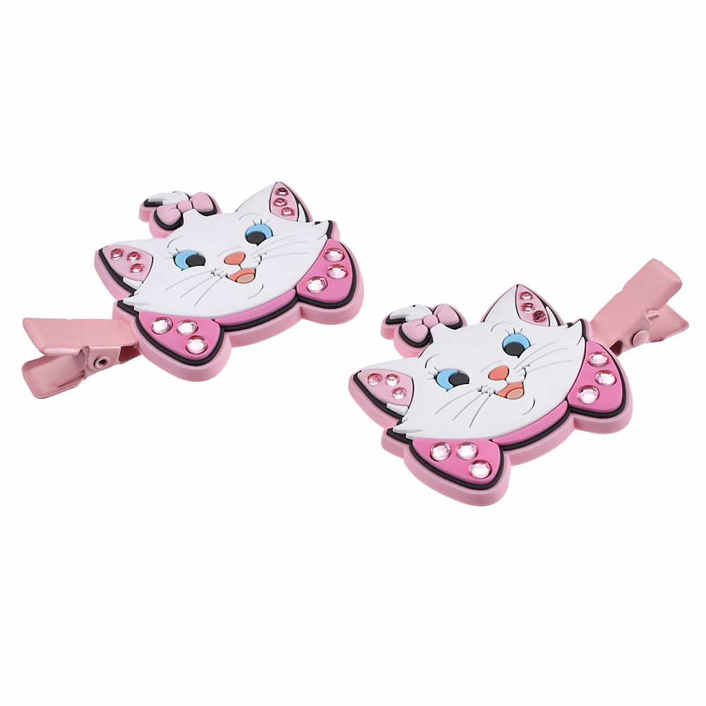 マリー おしゃれキャット ヘアクリップ セット カラークリップ キラキラ MAEGAMI Hair Zakka