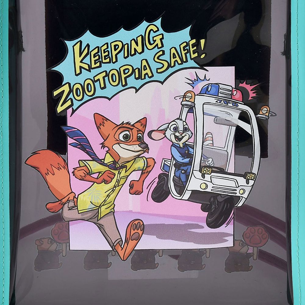 ジュディ・ホップス＆ニック・ワイルド、レミングのビジネスマン マルチポシェット ZOOTOPIA COMIC STYLE