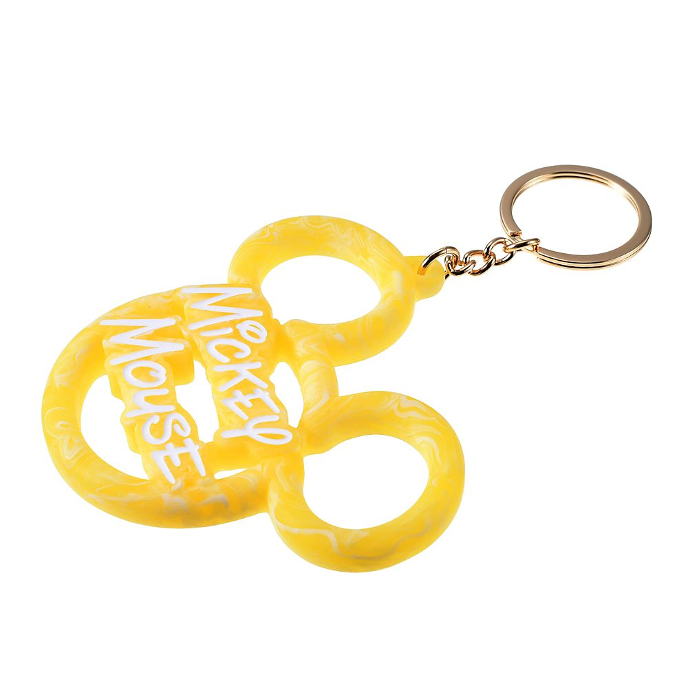ミッキー キーホルダー・キーチェーン マーブル ネームロゴ Key chain Fes
