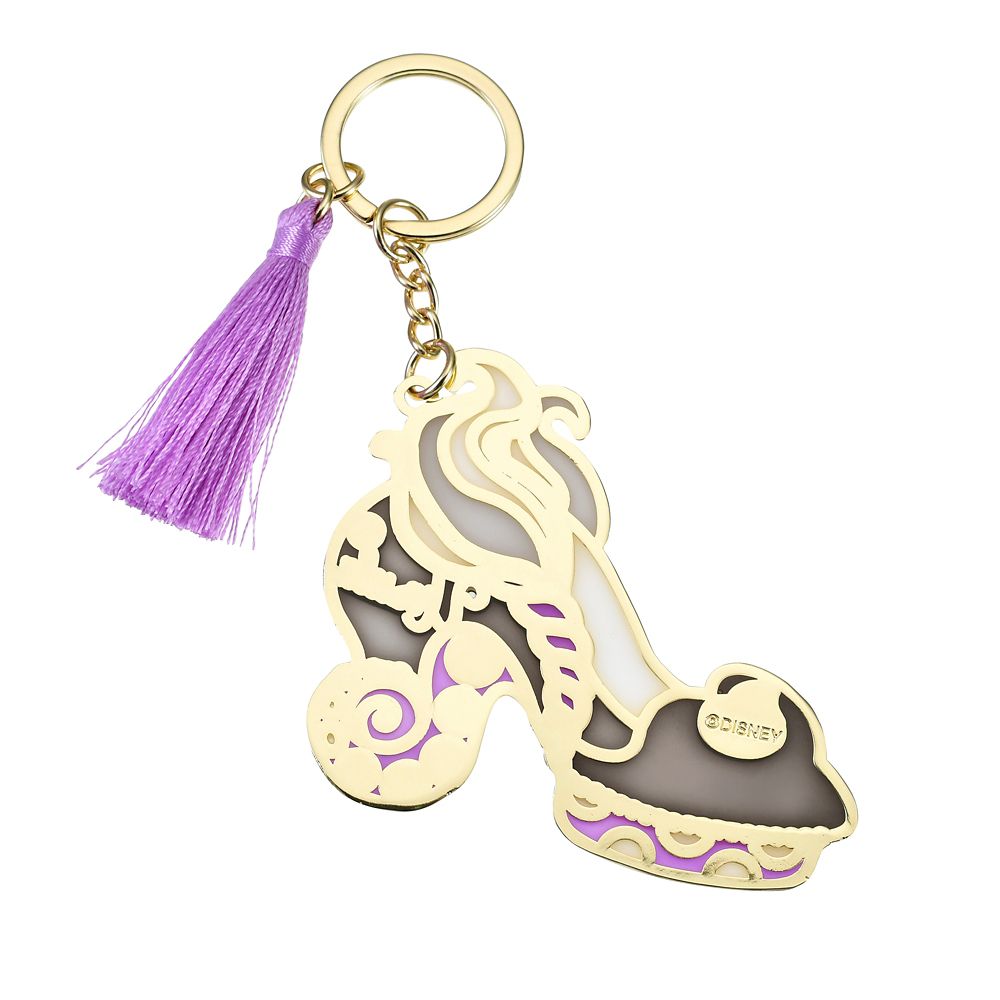 アースラ キーホルダー・キーチェーン ハイヒール ステンドグラス風 DISNEY VILLAINS