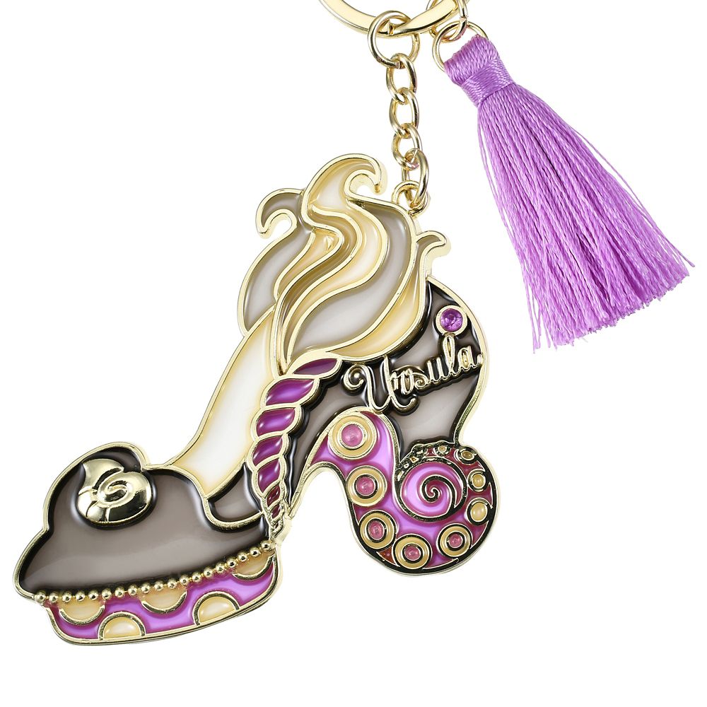 アースラ キーホルダー・キーチェーン ハイヒール ステンドグラス風 DISNEY VILLAINS
