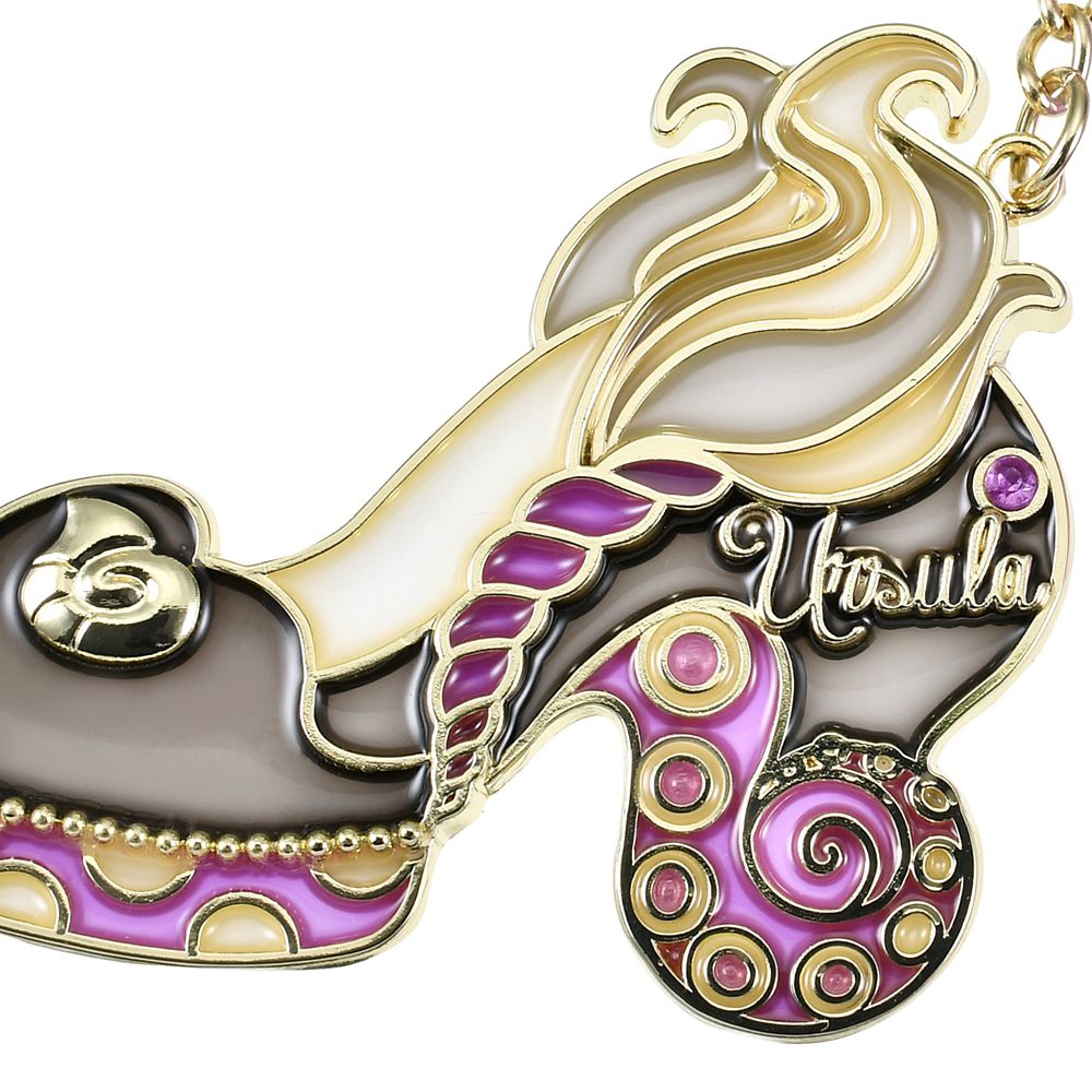 アースラ キーホルダー・キーチェーン ハイヒール ステンドグラス風 DISNEY VILLAINS