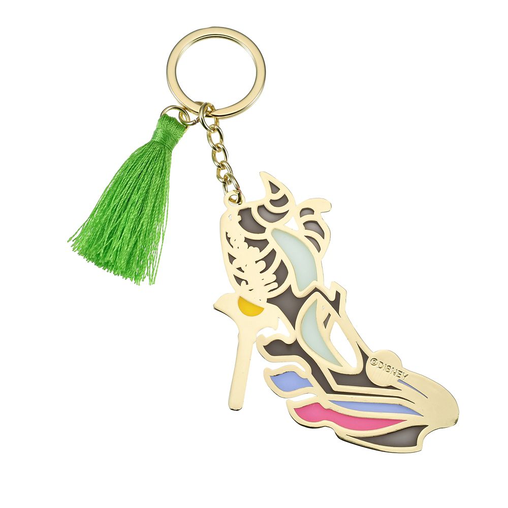 マレフィセント キーホルダー・キーチェーン ハイヒール ステンドグラス風 DISNEY VILLAINS