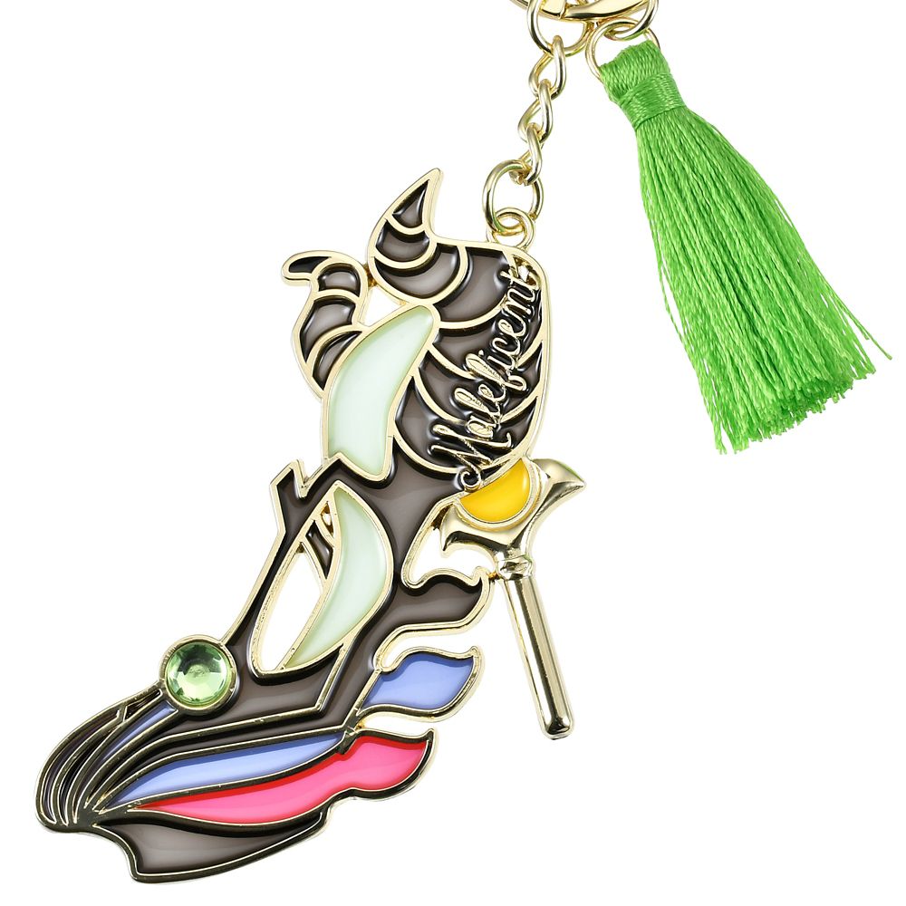 マレフィセント キーホルダー・キーチェーン ハイヒール ステンドグラス風 DISNEY VILLAINS