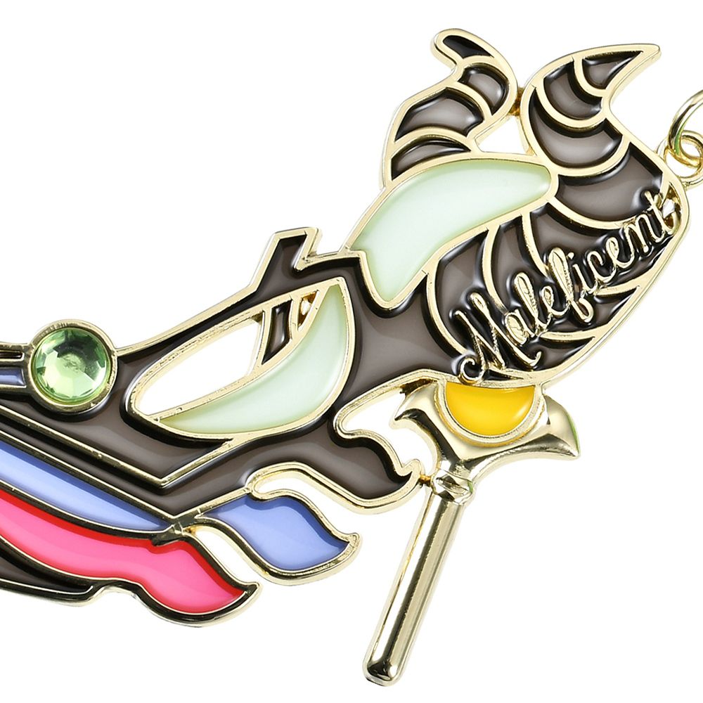 マレフィセント キーホルダー・キーチェーン ハイヒール ステンドグラス風 DISNEY VILLAINS