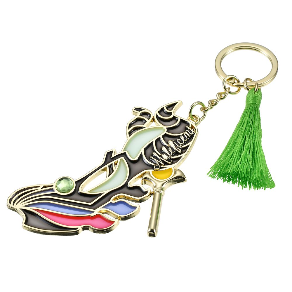 マレフィセント キーホルダー・キーチェーン ハイヒール ステンドグラス風 DISNEY VILLAINS